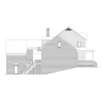 Country House Plan Left Elevation - High Meadow Country Farmhouse 021D-0021 - Search House Plans and More