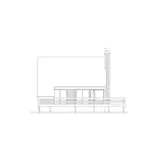 Lake House Plan Rear Elevation - Chalet Vacation Home 022D-0001 - Search House Plans and More