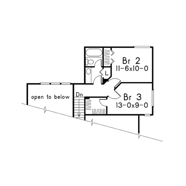 Neoclassical House Plan Second Floor - El Dorado Rustic Home 022D-0002 - Search House Plans and More