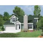 Contemporary House Plan Front of House 022D-0004