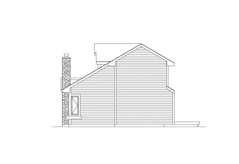 Country House Plan Right Elevation - Walbrook Cottage Home 022D-0004 - Shop House Plans and More