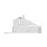 Shingle House Plan Left Elevation - Woodhall Craftsman Home 022D-0006 - Shop House Plans and More