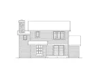 Arts & Crafts House Plan Rear Elevation - Andover Contemporary Home 022D-0007 - Search House Plans and More