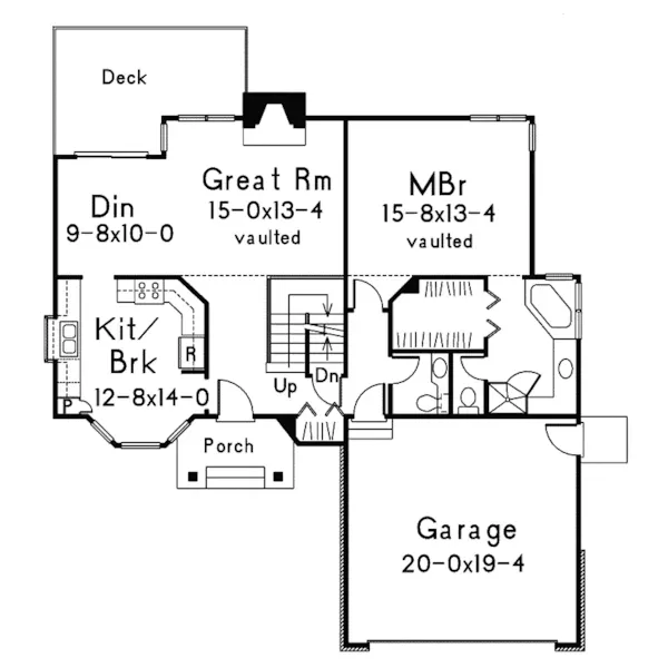 Modern House Plan First Floor - Maybury Traditional Home 022D-0008 - Shop House Plans and More