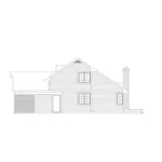 Modern House Plan Right Elevation - Maybury Traditional Home 022D-0008 - Shop House Plans and More