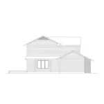 Bungalow House Plan Left Elevation - Berrybrook Neoclassical Home 022D-0009 - Search House Plans and More