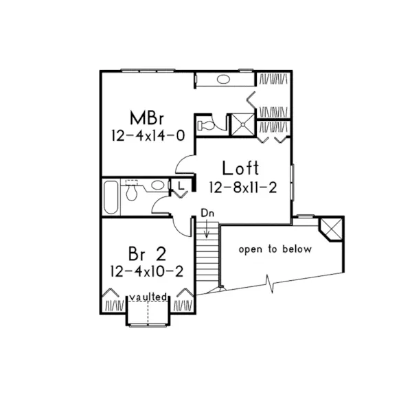 Traditional House Plan Second Floor - Leawood Traditional Home 022D-0012 - Shop House Plans and More