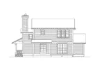 Tudor House Plan Rear Elevation - Leawood Traditional Home 022D-0012 - Shop House Plans and More