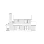 Traditional House Plan Rear Elevation - Leawood Traditional Home 022D-0012 - Shop House Plans and More