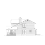 Traditional House Plan Right Elevation - Leawood Traditional Home 022D-0012 - Shop House Plans and More