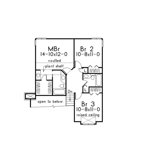 Vacation House Plan Second Floor - Treebrooke Neoclassical Home 022D-0014 - Shop House Plans and More