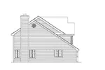 Traditional House Plan Left Elevation - Goldenwood Traditional Home 022D-0015 - Search House Plans and More