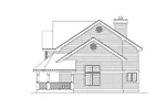 Traditional House Plan Right Elevation - Goldenwood Traditional Home 022D-0015 - Search House Plans and More