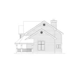 Traditional House Plan Right Elevation - Goldenwood Traditional Home 022D-0015 - Search House Plans and More