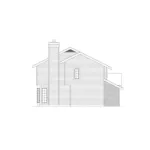 Tudor House Plan Left Elevation - Lockport Manor Traditional Home 022D-0016 - Shop House Plans and More