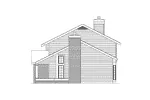 Contemporary House Plan Right Elevation - Lockport Manor Traditional Home 022D-0016 - Shop House Plans and More