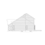 Cabin & Cottage House Plan Right Elevation - Fernwood Ranch Home 022D-0017 - Search House Plans and More