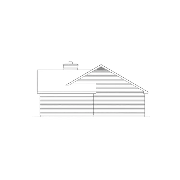 Country House Plan Right Elevation - Sherwood Ranch Home 022D-0019 - Shop House Plans and More