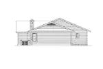 Cabin & Cottage House Plan Right Elevation - Timberland Ranch Home 022D-0020 - Shop House Plans and More