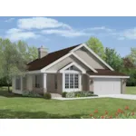 Modern House Plan Front of House 022D-0022