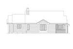 Modern House Plan Left Elevation - Northland Narrow Lot Home 022D-0022 - Shop House Plans and More