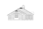 Modern House Plan Rear Elevation - Northland Narrow Lot Home 022D-0022 - Shop House Plans and More