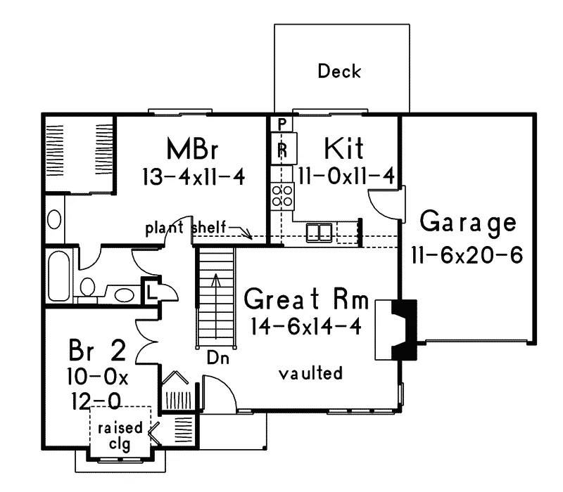 Vacation House Plan First Floor - Foreston Ranch Home 022D-0023 - Search House Plans and More