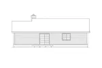 Vacation House Plan Rear Elevation - Foreston Ranch Home 022D-0023 - Search House Plans and More
