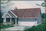 Traditional Ranch With Front Loading Garage