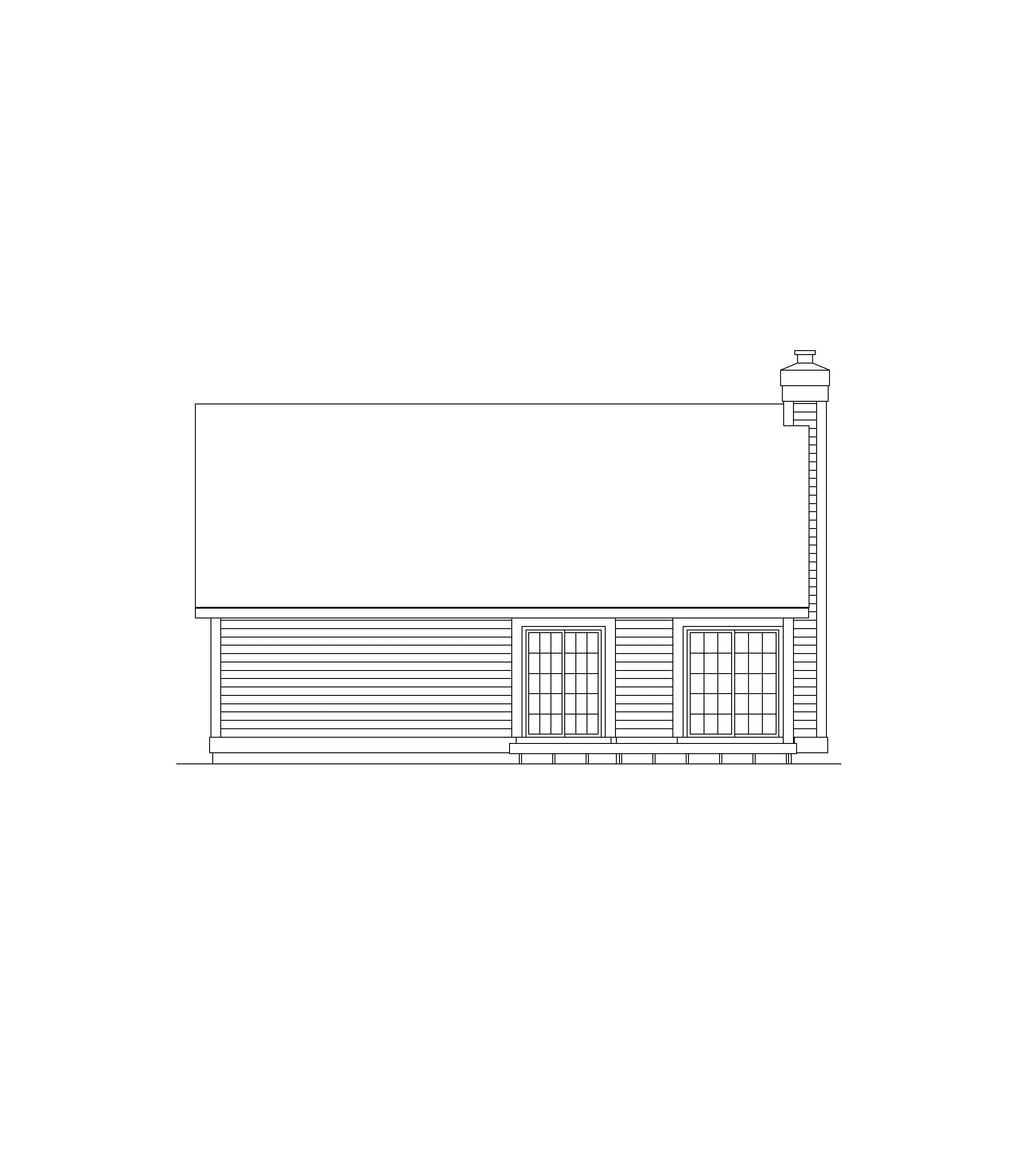 Country House Plan Rear Elevation - Timberbrooke Ranch Home 022D-0024 - Shop House Plans and More