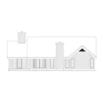 Traditional House Plan Rear Elevation - Kentland Traditional Home 022D-0026 - Search House Plans and More