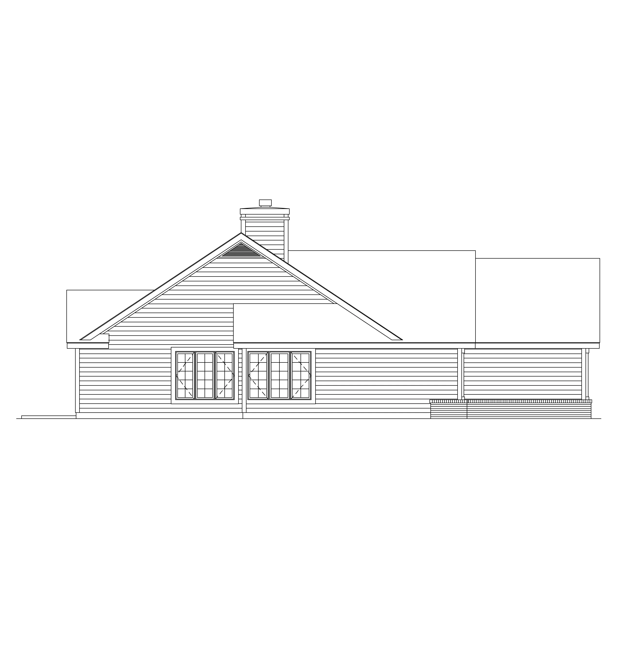 Sunbelt House Plan Left Elevation - Taylor Adobe Southwestern Home 022D-0027 - Shop House Plans and More