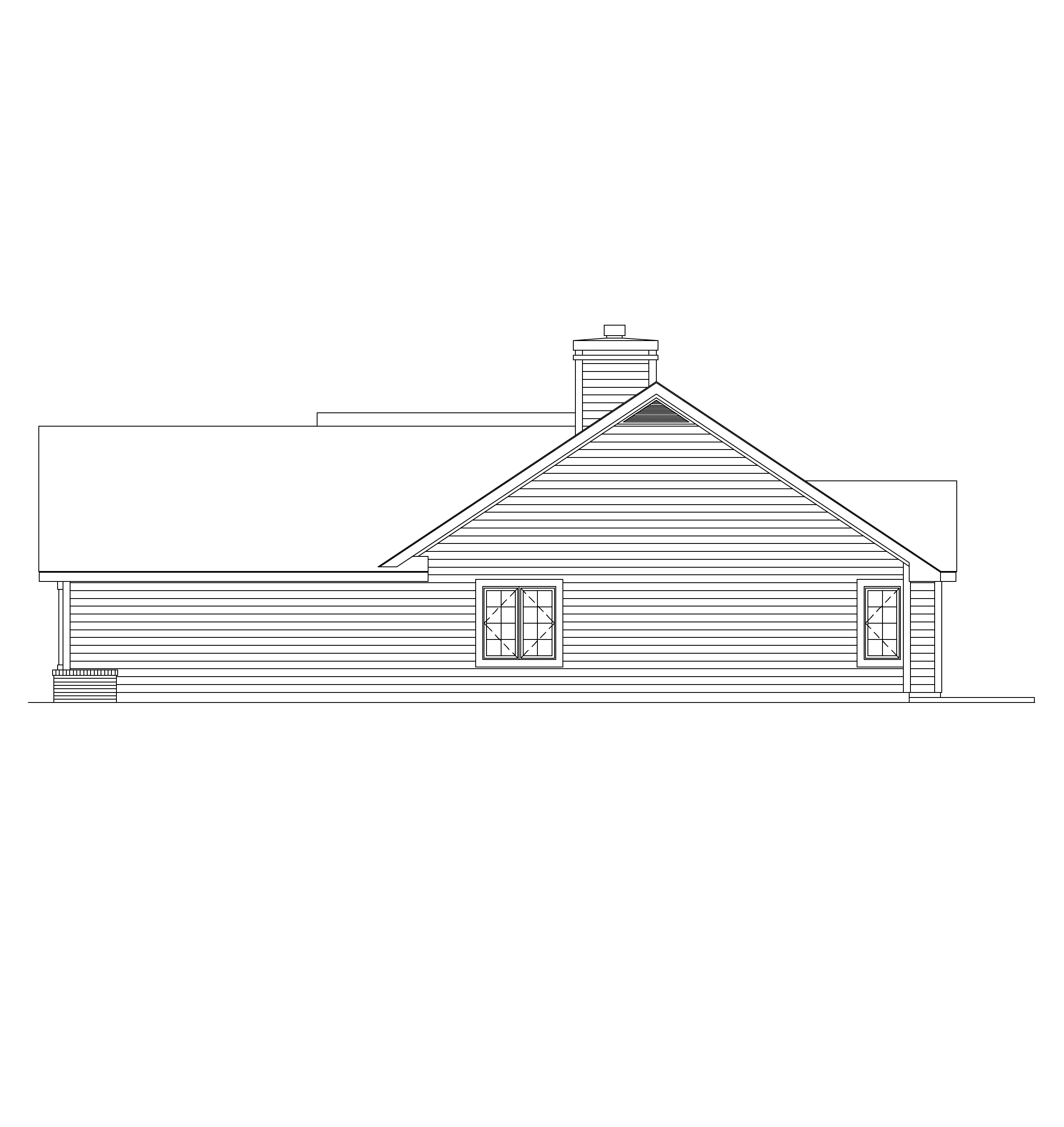Ranch House Plan Right Elevation - Taylor Adobe Southwestern Home 022D-0027 - Shop House Plans and More