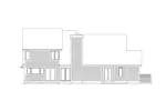 Contemporary House Plan Rear Elevation - Augusta Modern Brick Home 022D-0028 - Search House Plans and More