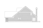 Contemporary House Plan Right Elevation - Augusta Modern Brick Home 022D-0028 - Search House Plans and More