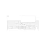 Contemporary House Plan Rear Elevation - Stanford Neoclassical Home 022D-0029 - Shop House Plans and More