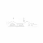 Traditional House Plan Rear Elevation - Ellisville Traditional Home 022D-0030 - Search House Plans and More