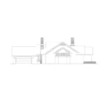 Traditional House Plan Right Elevation - Ellisville Traditional Home 022D-0030 - Search House Plans and More