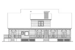 Southern House Plan Rear Elevation - Coventry Forest Plantation Home 023D-0001 - Search House Plans and More