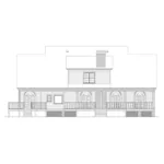 Traditional House Plan Rear Elevation - Coventry Forest Plantation Home 023D-0001 - Search House Plans and More