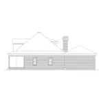 Southern House Plan Right Elevation - Huntley Park Cape Cod Home 023D-0003 - Search House Plans and More