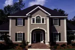 Southern House Plan Front Photo 04 - Aquila European Home 023D-0004 - Search House Plans and More