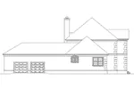 Country House Plan Left Elevation - Aquila European Home 023D-0004 - Search House Plans and More