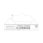 Farmhouse Plan Rear Elevation - Highpoint Southern Home 023D-0005 - Search House Plans and More