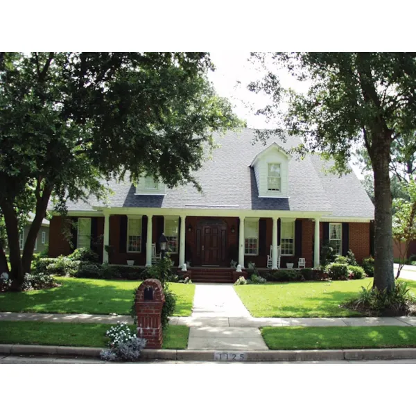 Home With Attractive Entry Created By Full-Length Porch