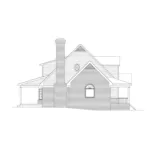 Traditional House Plan Left Elevation - Harwick Hollow Country Home 023D-0006 - Search House Plans and More