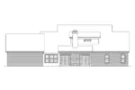 Traditional House Plan Rear Elevation - Salina Southern Home 023D-0009 - Shop House Plans and More