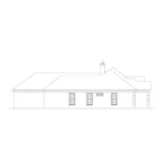 Traditional House Plan Left Elevation - Ashley Ranch Home 023D-0010 - Search House Plans and More