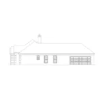 Traditional House Plan Right Elevation - Ashley Ranch Home 023D-0010 - Search House Plans and More