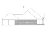 Craftsman House Plan Left Elevation - Freemont Southern Home 023D-0012 - Search House Plans and More